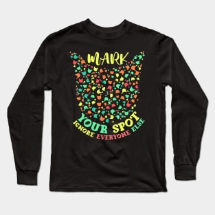 Dot Day Cat Long Sleeve T-Shirt